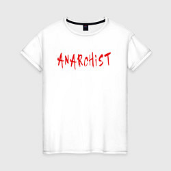 Женская футболка Анархист