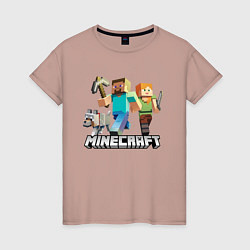 Женская футболка MINECRAFT