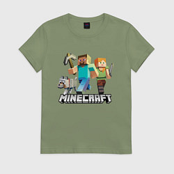 Женская футболка MINECRAFT