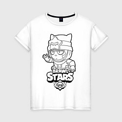 Женская футболка Brawl Stars SANDY раскраска