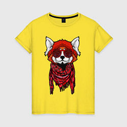 Женская футболка Красная панда