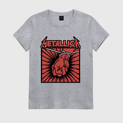 Женская футболка Metallica