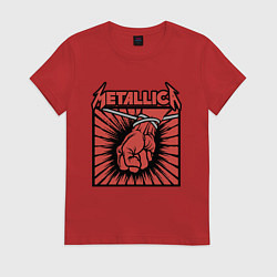 Женская футболка Metallica