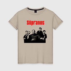 Женская футболка Сопрано постер