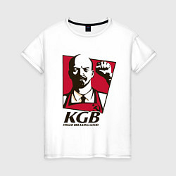 Женская футболка КГБ