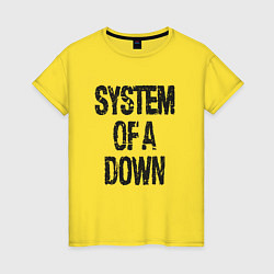 Женская футболка System of a down