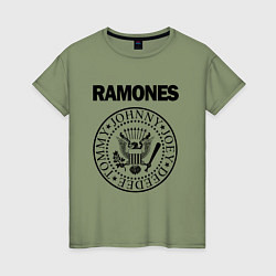 Женская футболка RAMONES
