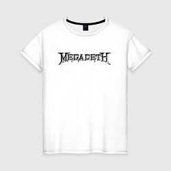 Женская футболка Megadeth