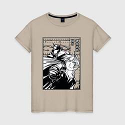 Женская футболка Elric, Fullmetal Alchemist