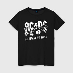 Женская футболка ACDC Highway to Hell