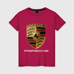 Женская футболка PORSCHE