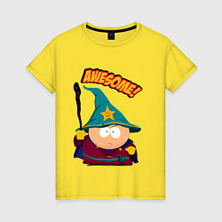 Футболка хлопковая женская CARTMAN, цвет: желтый