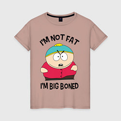 Женская футболка Я не толстый