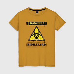 Женская футболка Biohazard