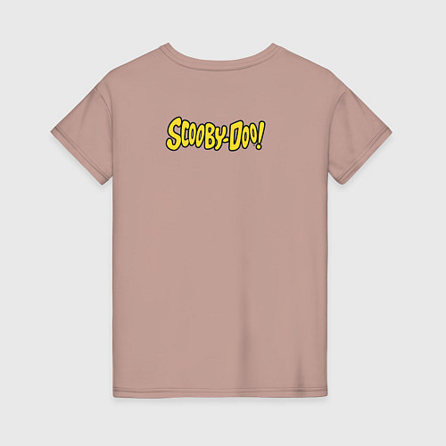 Женская футболка Scooby Snack / Пыльно-розовый – фото 2