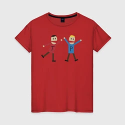 Женская футболка ТЕРЕНС И ФИЛИП