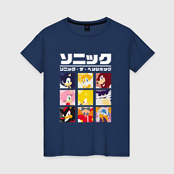 Женская футболка Японский Sonic
