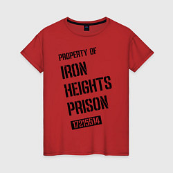 Женская футболка Iron Heights Prison