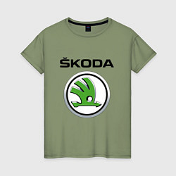 Женская футболка SKODA