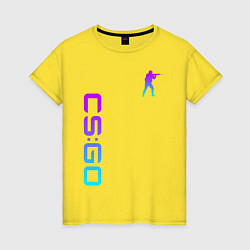 Женская футболка CS GO NEON
