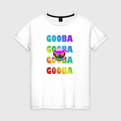 Футболка хлопковая женская GOOBA - 6ix9ine, цвет: белый