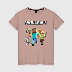 Женская футболка MINECRAFT