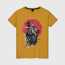 Женская футболка Японский самурай