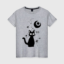 Женская футболка Jiji Cat