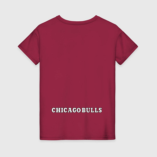 Женская футболка CHICAGO BULLS / Маджента – фото 2