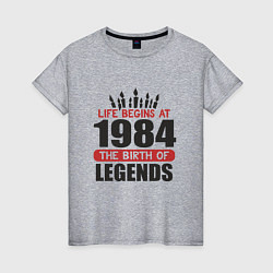 Женская футболка 1984 - рождение легенды