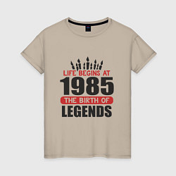Женская футболка 1985 - рождение легенды