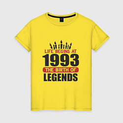 Женская футболка 1993 - рождение легенды