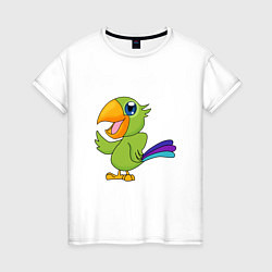 Женская футболка Мексиканский Попугай