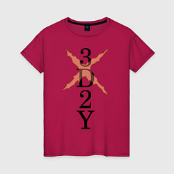 Женская футболка 3D 2Y