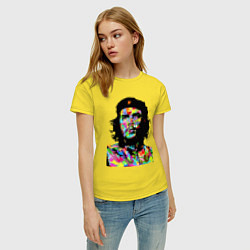 Футболка хлопковая женская Che, цвет: желтый — фото 2