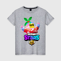 Женская футболка BRAWL STARS TROPICAL SPROUT