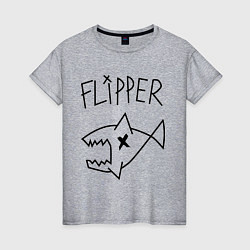 Женская футболка Nirvana Flipper