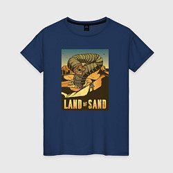 Женская футболка Дюна - песчаная земля