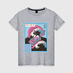 Женская футболка Vaporwave Ramen