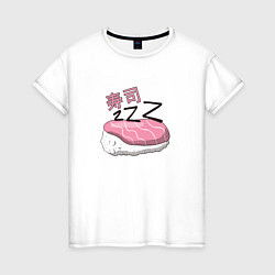 Женская футболка Спящие суши