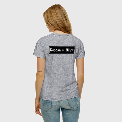 Женская футболка Король и Шут / Меланж – фото 4