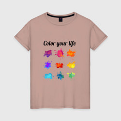 Женская футболка Color