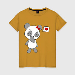 Женская футболка Панда девочка