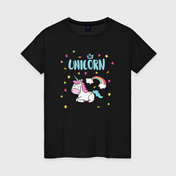 Женская футболка Единорог Unicorn