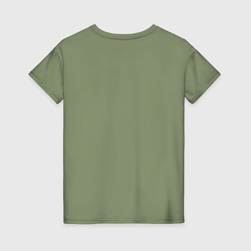 Женская футболка Mountain mandala / Авокадо – фото 2