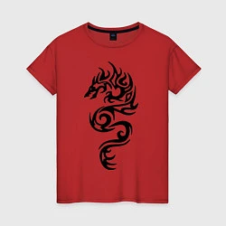 Женская футболка Татуировка - дракон