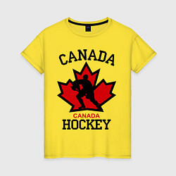 Женская футболка Canada Hockey