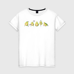 Женская футболка Спортивные авокадо