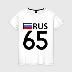 Женская футболка RUS 65