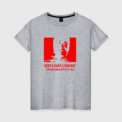 Женская футболка VANSAMA OFFICIAL Red